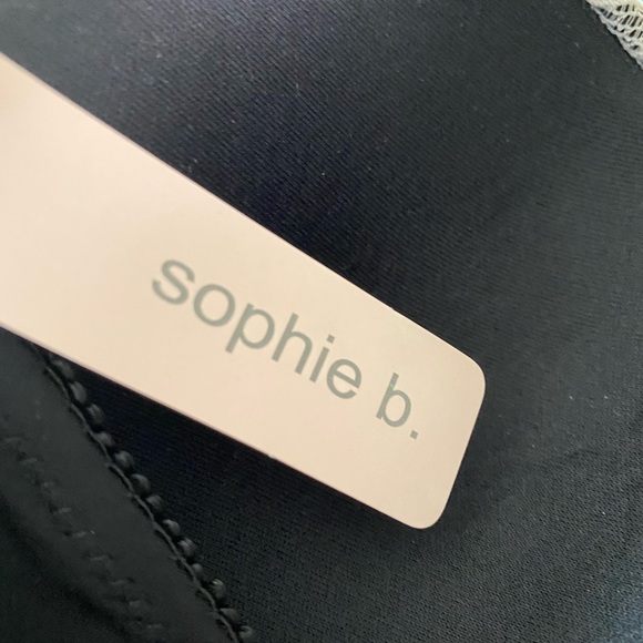 NWT Sophie B gorgeous Black white lace bra - Picture 5 of 5